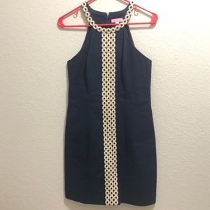 Lilly Pulitzer Navy Sasha Shift Dress Sz 0